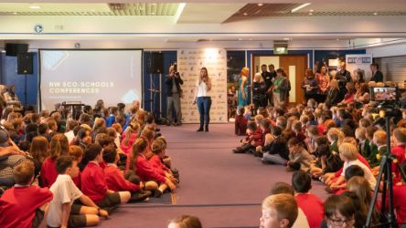 Photo of students attending the NW Eco-Schools Conference